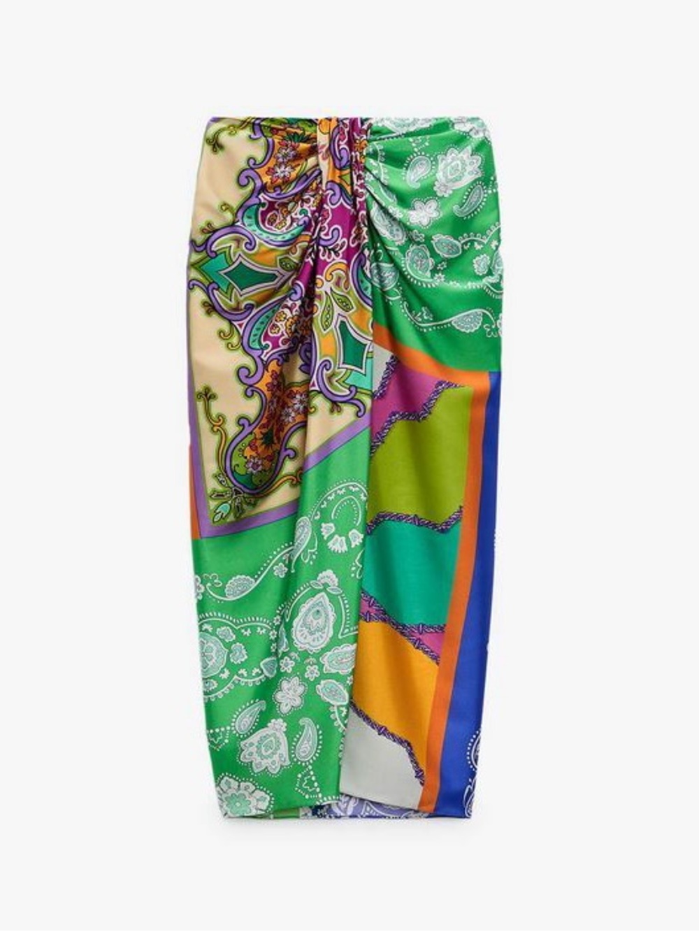 Satin Skirt Zara